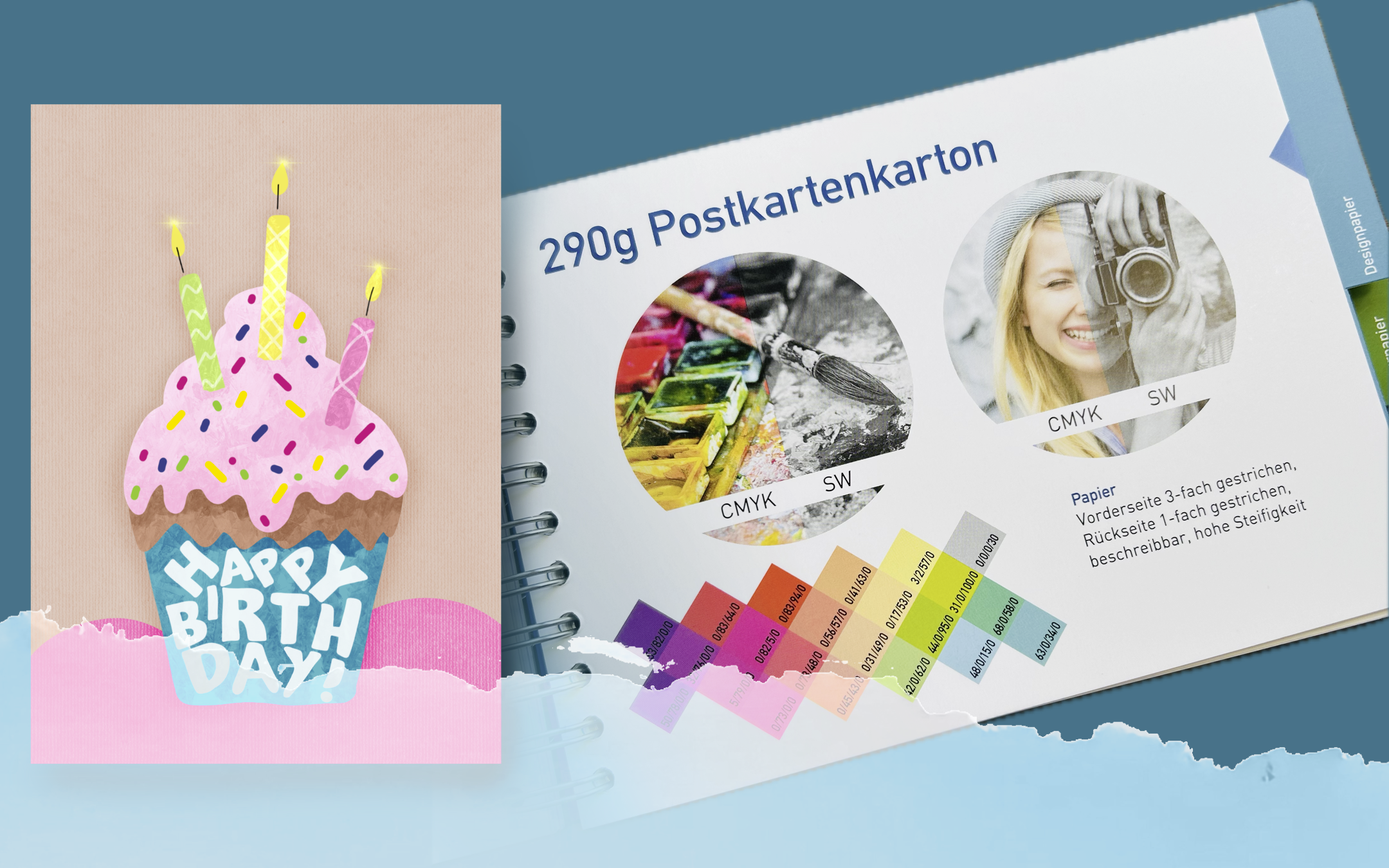 4 Papier-Tipps für den Postkarten-Druck